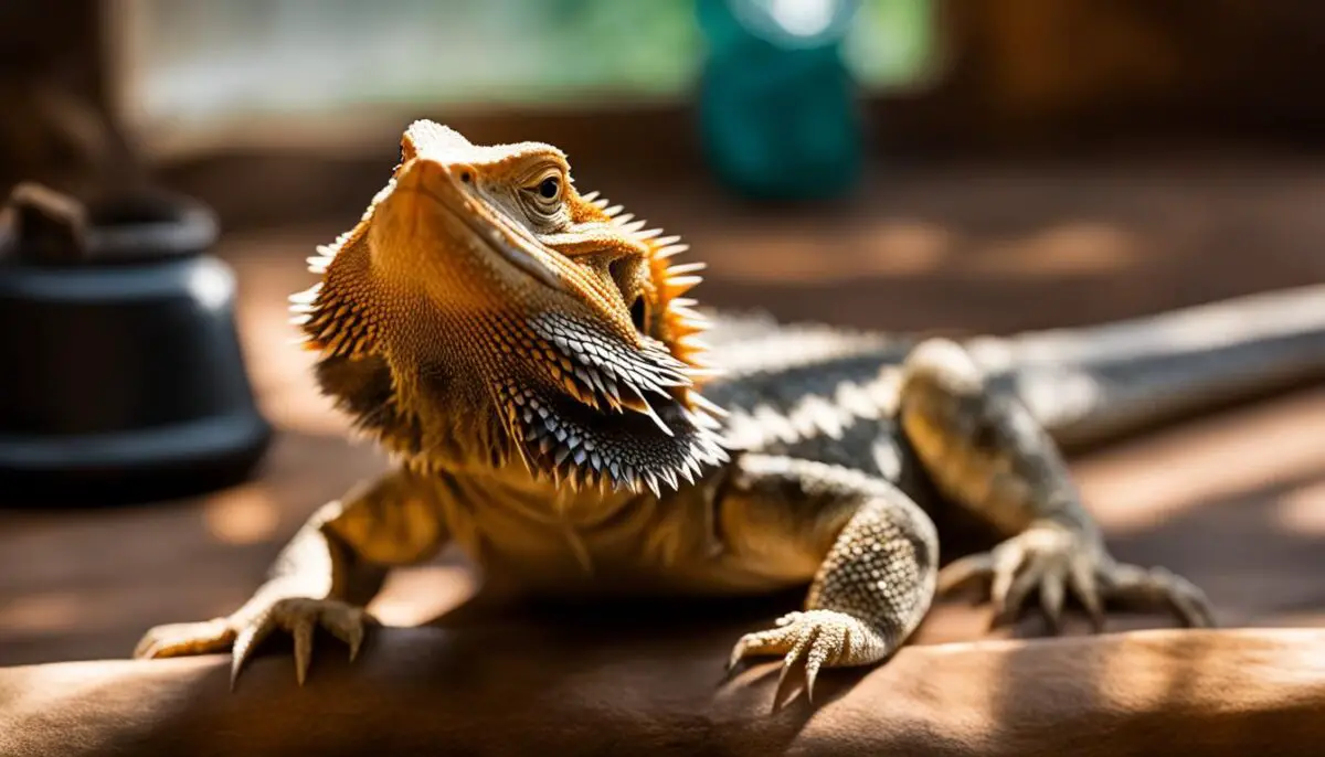 Pet care for 11 month old bearded dragon