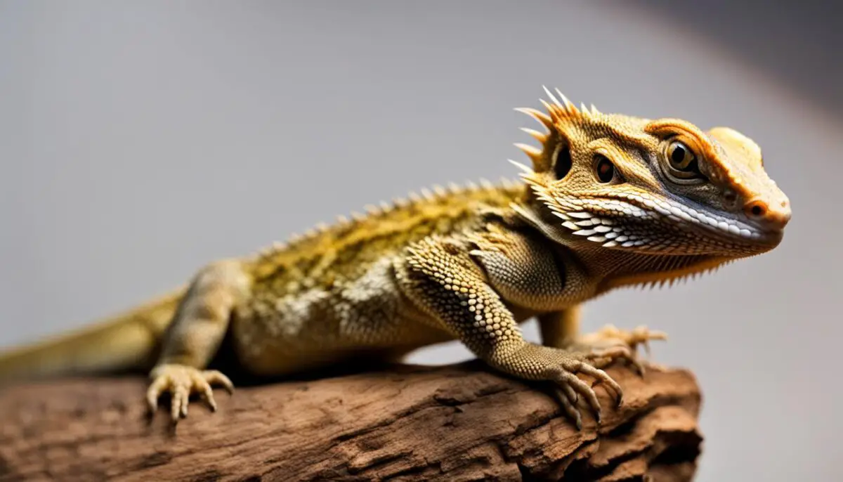 behavior changes in a 4-month-old bearded dragon