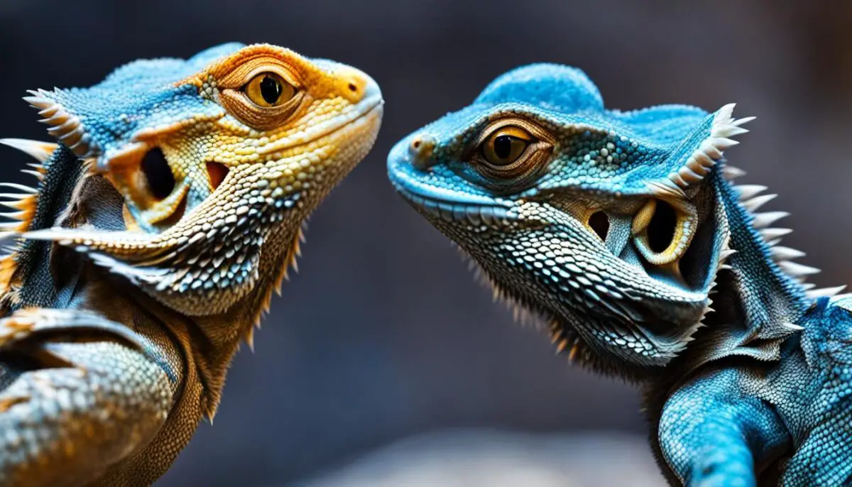 blue bearded dragon behavior