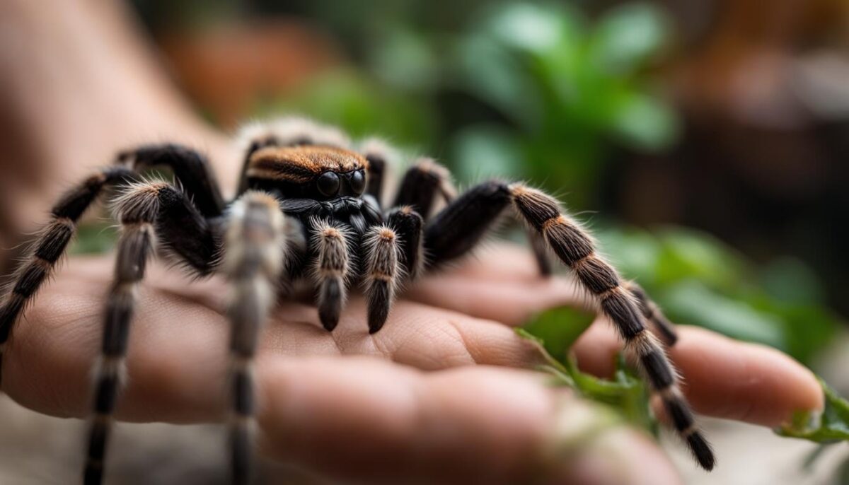 tarantula behavior and interaction with humans