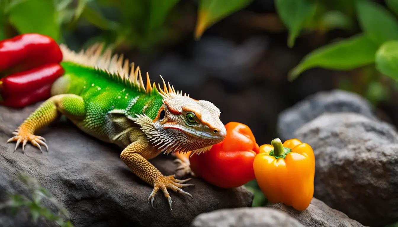 can bearded dragons eat sweet peppers