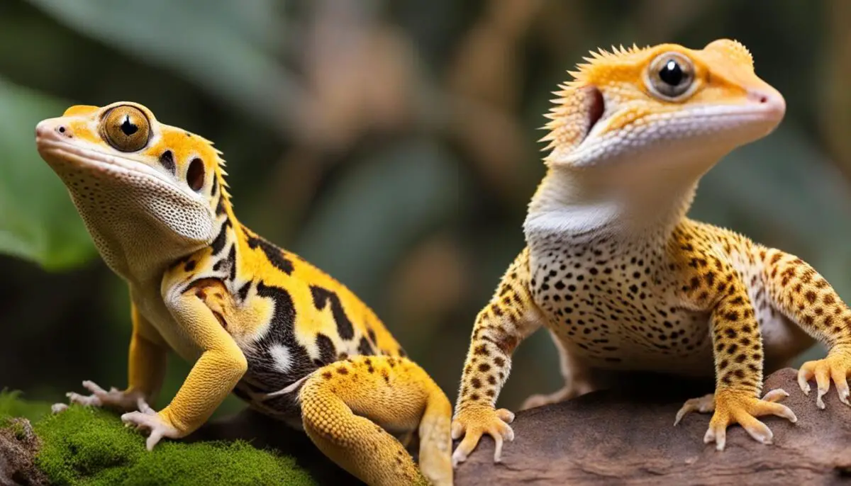 crested gecko vs leopard gecko temperament