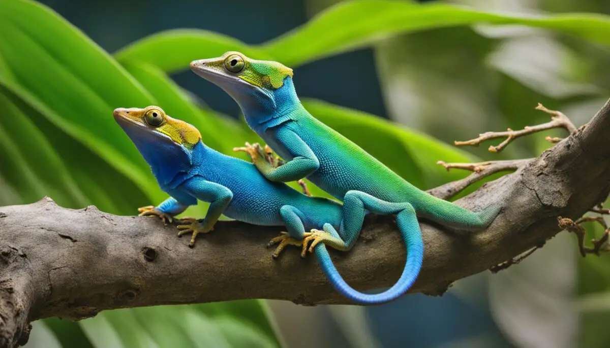 exclusive blue crested geckos