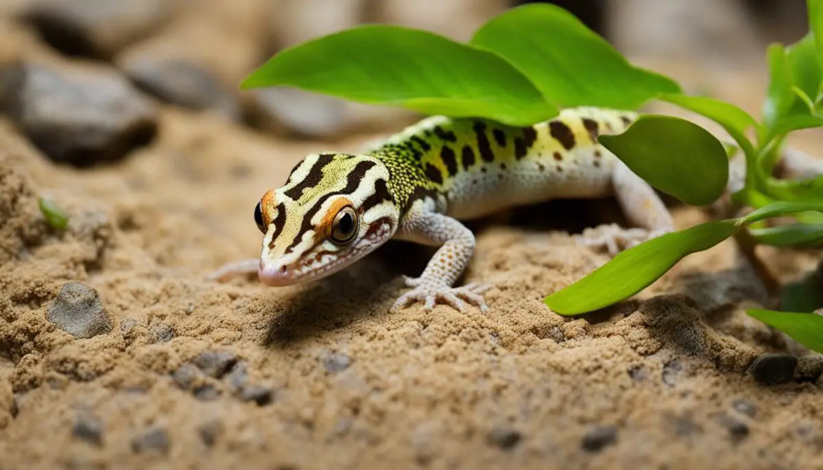 handling gecko face