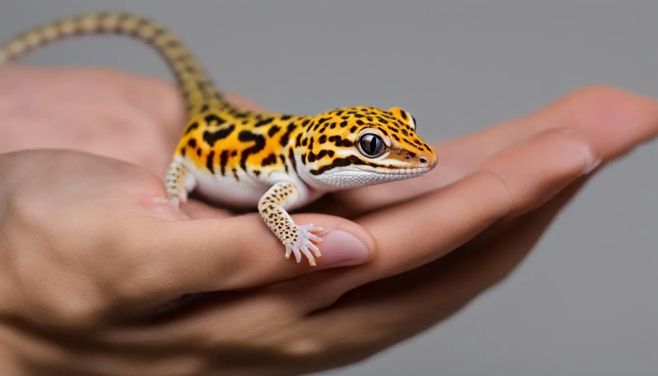 handling leopard geckos