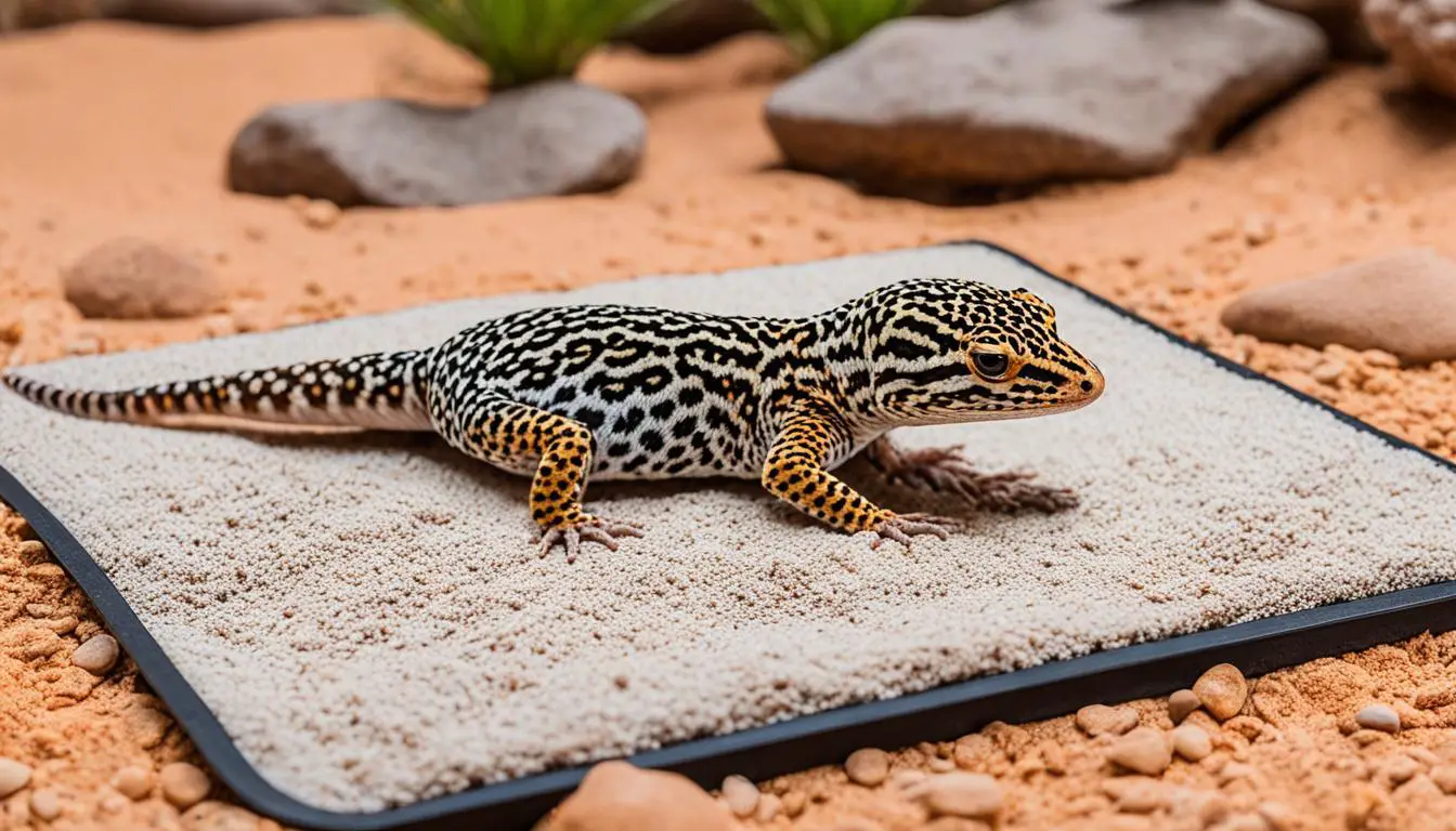 heating mat for leopard gecko