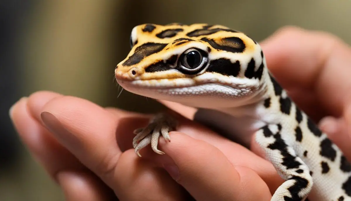 leopard gecko handling