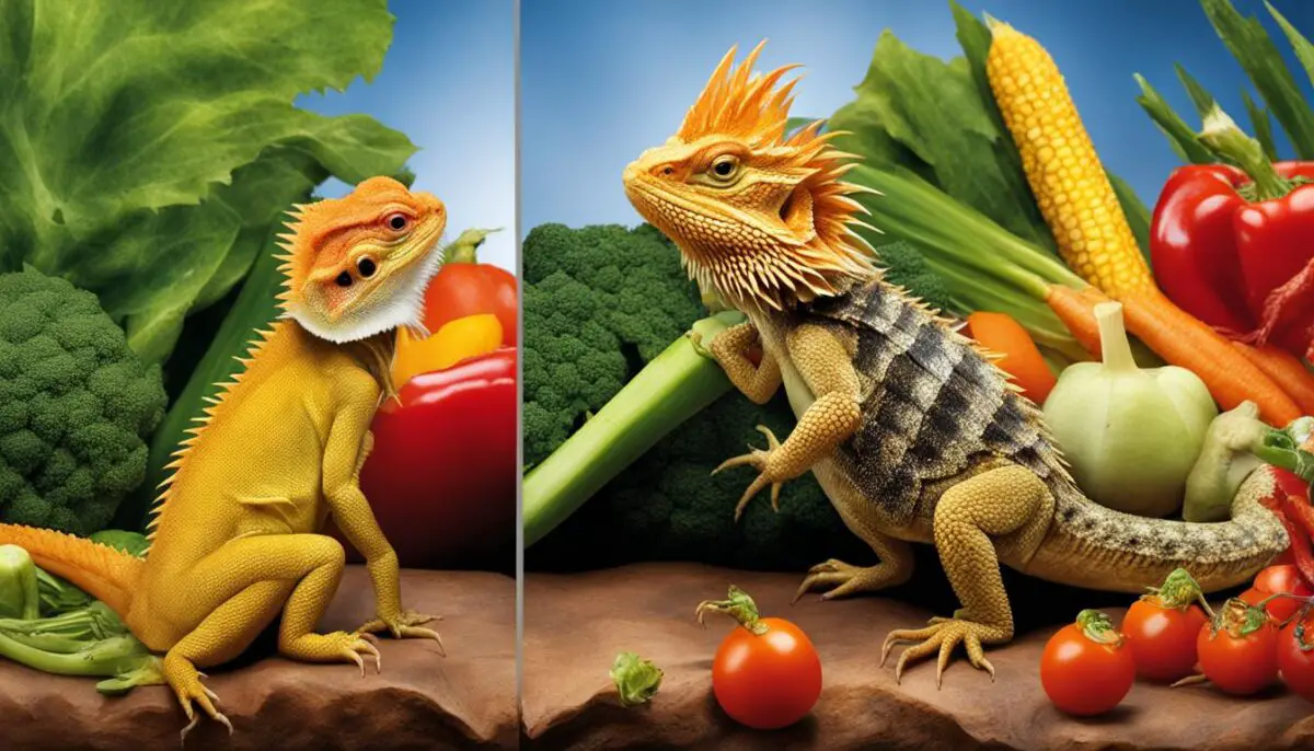 rankin dragon vs bearded dragon diet
