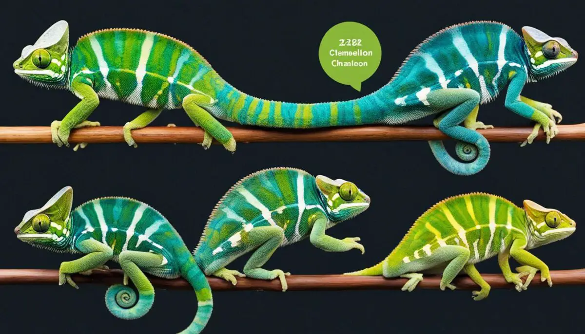 veiled chameleon maturity