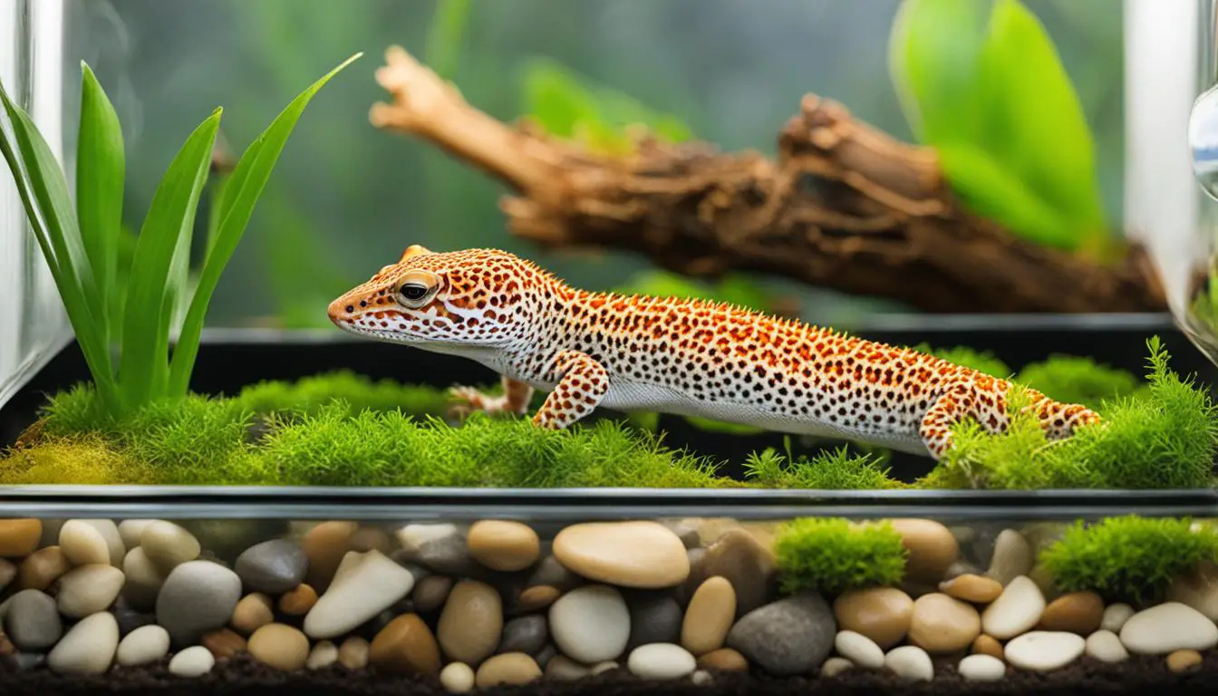 what do leopard geckos need in their tank