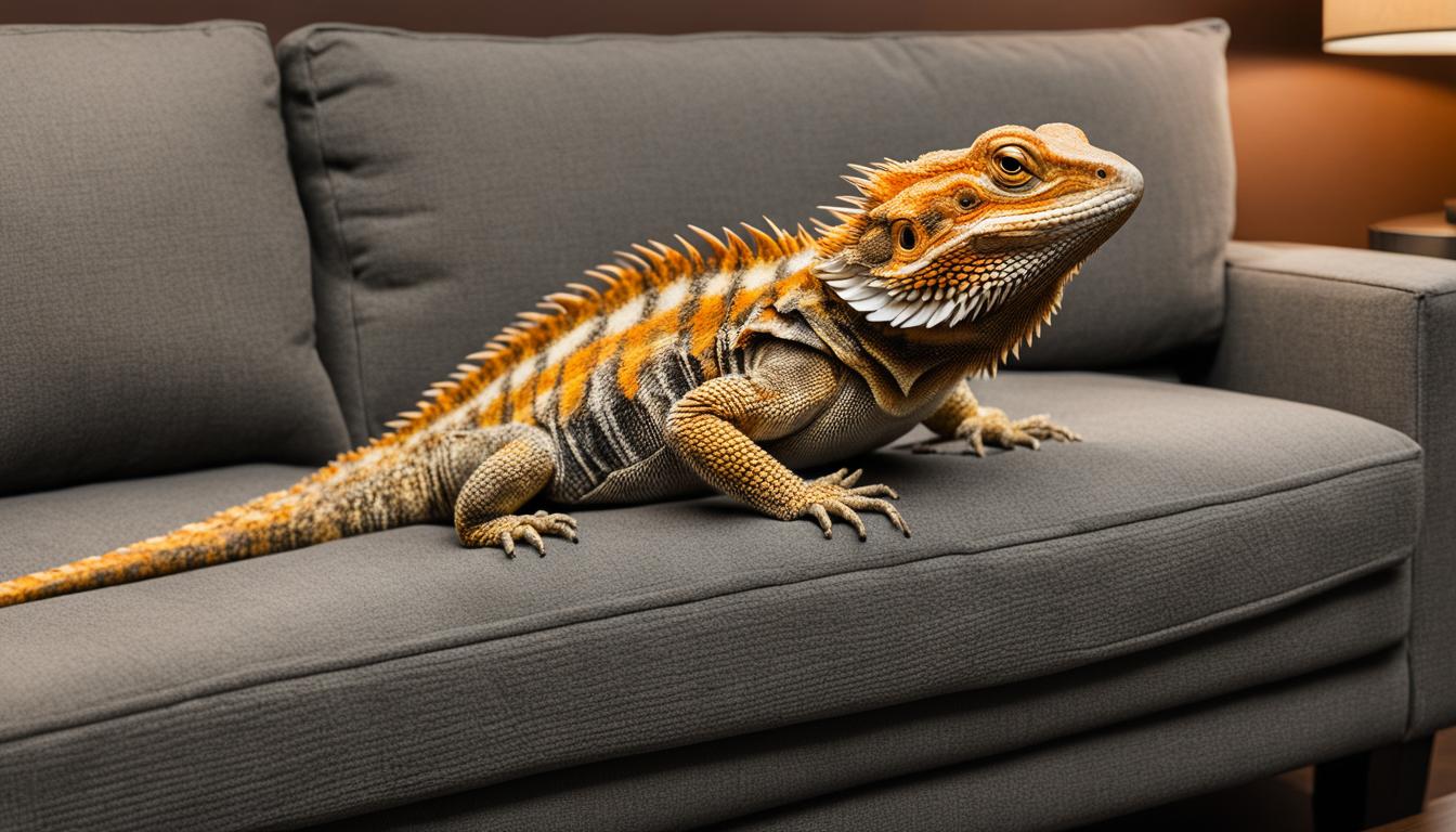 bearded dragon couch