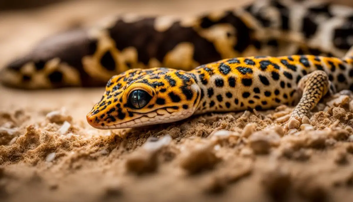 leopard gecko shedding behavior