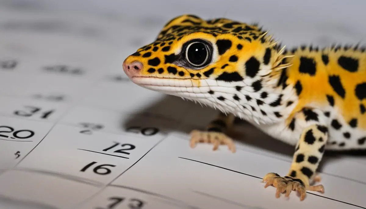 shedding frequency in leopard geckos