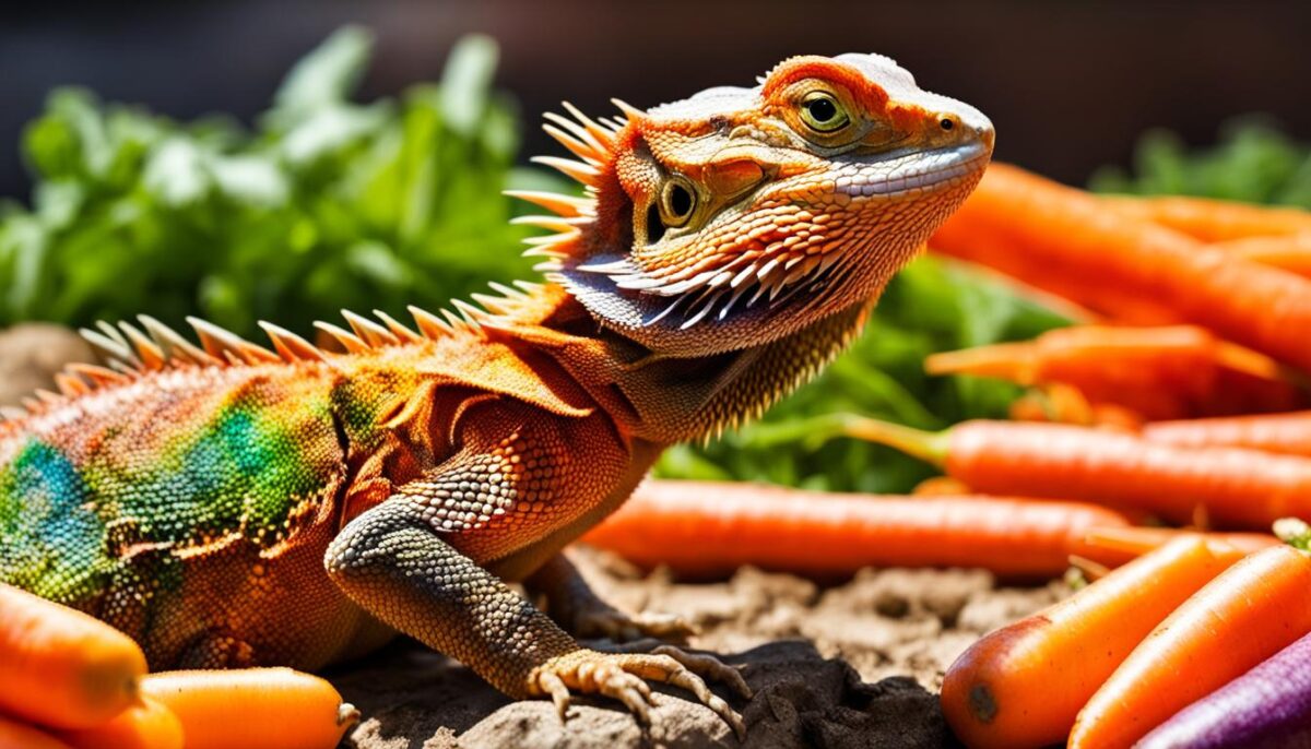 benefits of feeding carrots to bearded dragons